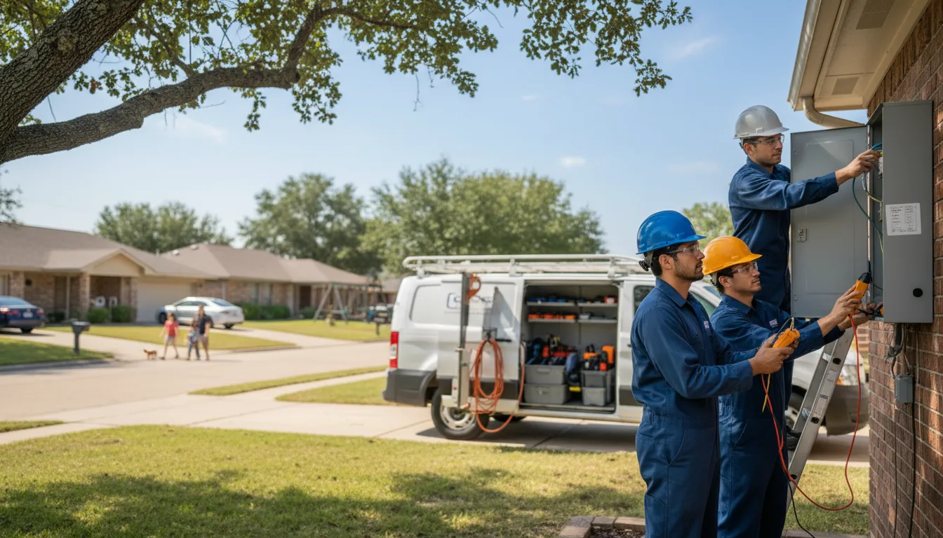 Certified electrician providing emergency electrical services in Bryant, AL